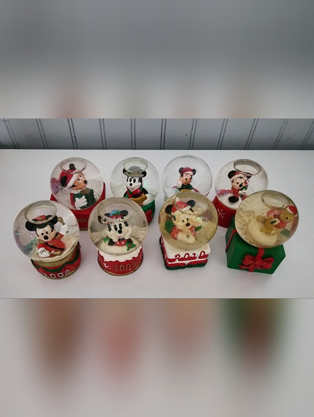 Mickey Mouse Holiday Snow Globe Collection